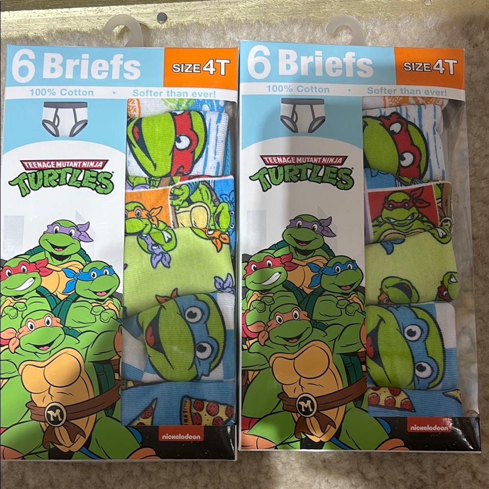 Nickelodeon Teenage Mutant Ninja Turtles Kids Briefs - Green and Red